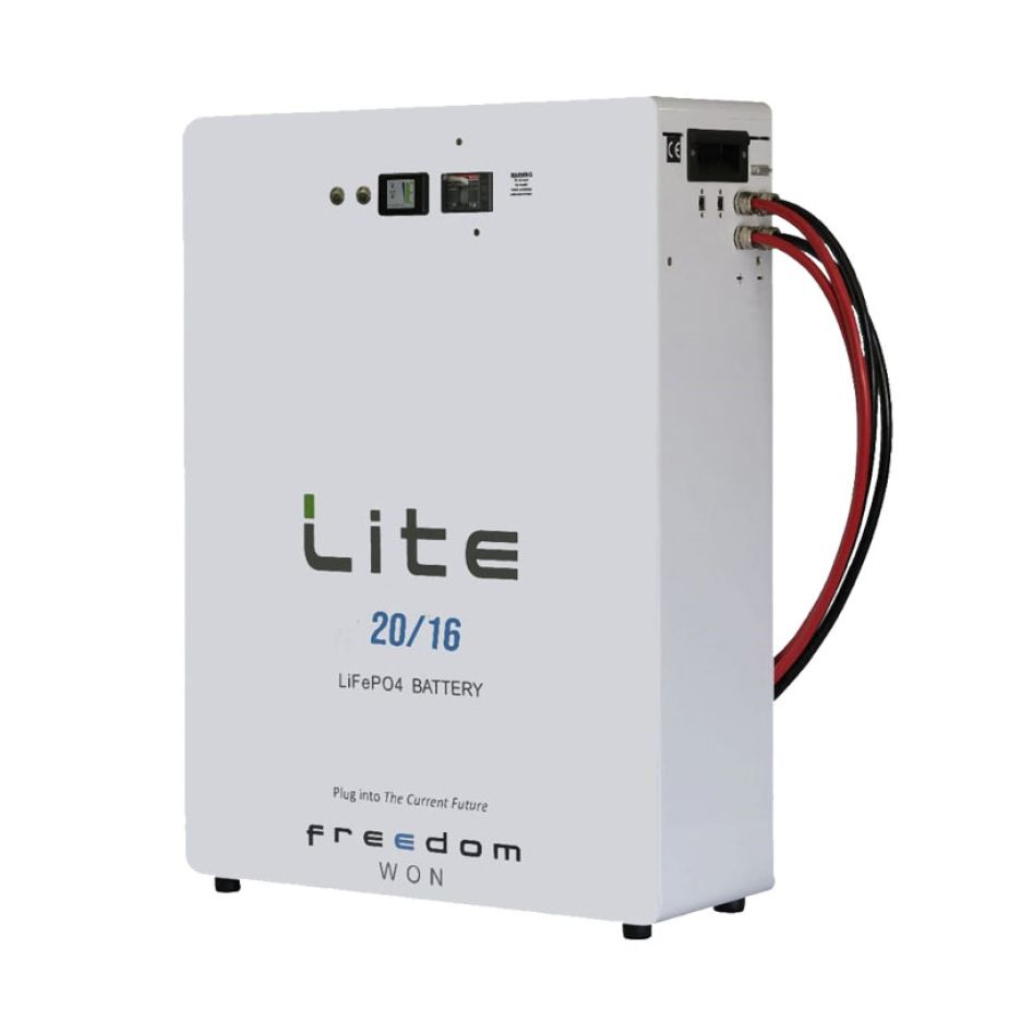 Freedom Won LiTE Home and Business 20/16 LiFePO₄ Battery for solar energy storage