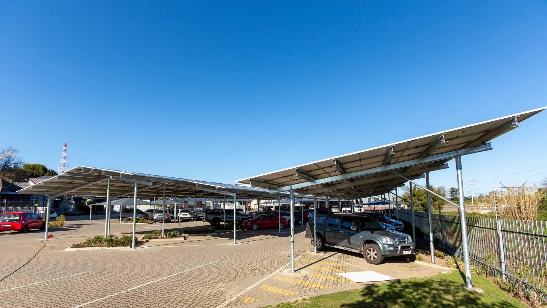 Commercial hybrid solar installation at Surgical Eye Clinic in George