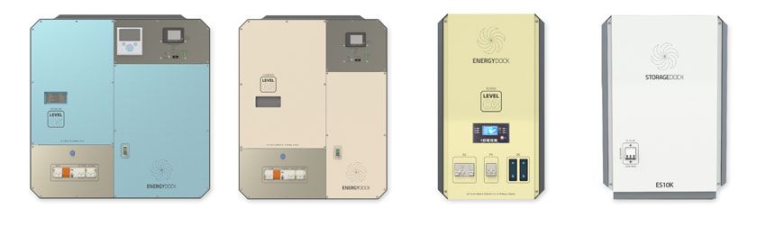 Energydock Compact backup power units Include inverters and lithium batteries.
