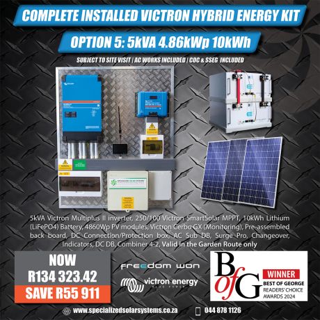 5kVA solar power system for home or business