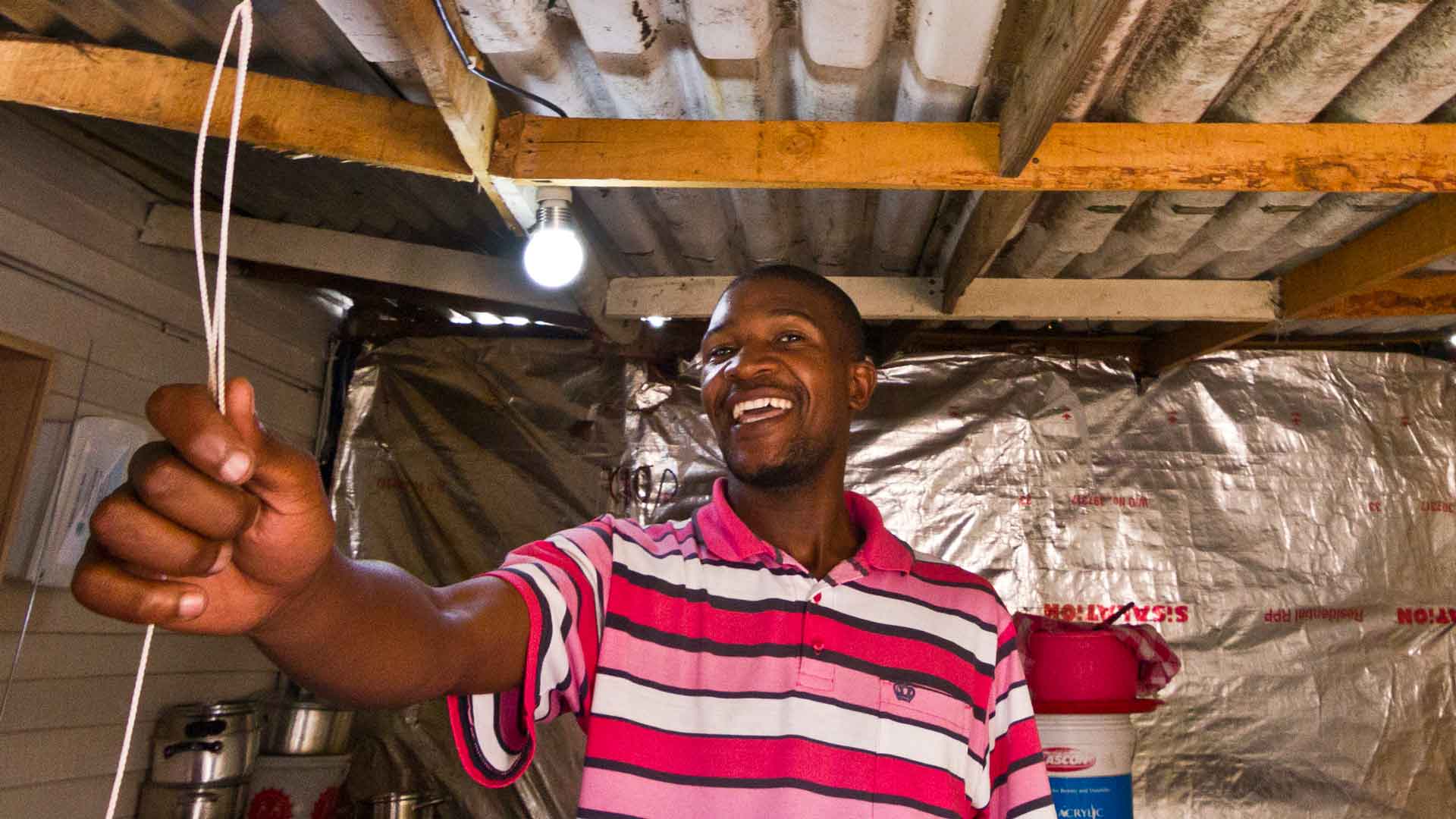 DC Solar Home System recipient