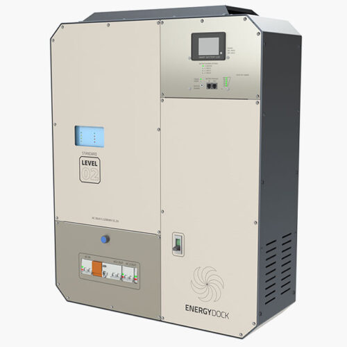 3kVA, 5.12kWh Standard L2 Energydock Victron hybrid solar LiFePO₄ (Clearance)