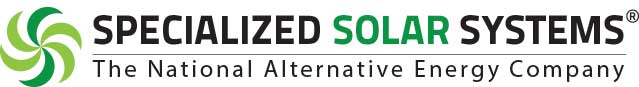 Specialized Solar Systems logo without web address, small 800px (w) view www.specializedsolarsystems.co.za