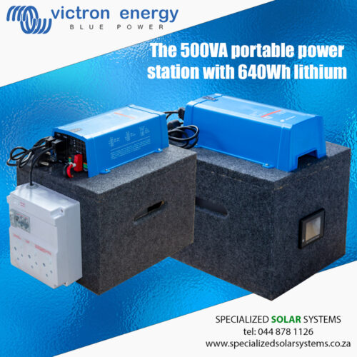 The 500VA portable power station with 640Wh lithium backup