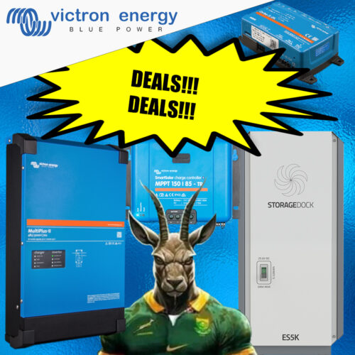 Deals on Victron and Storagedock at our solar shop