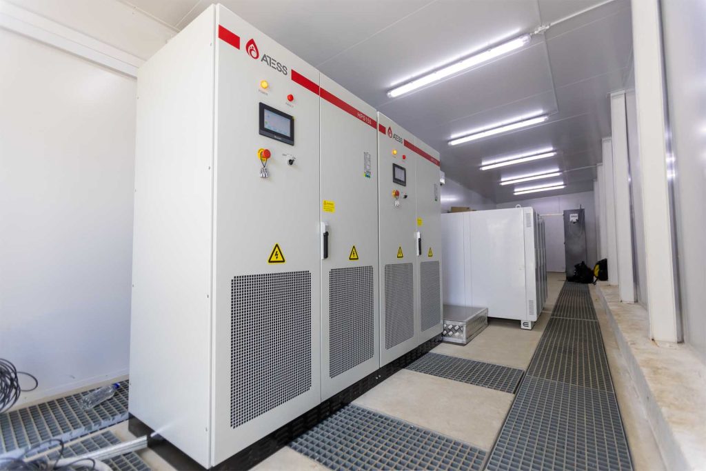 Hybrid solar battery storage system at Watsons Meat