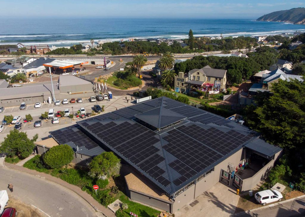 Wilderness SPAR retail solar installation rooftop overview