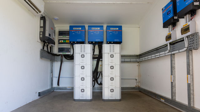 storageDOCK batteries with solar system hardware at small holding Knysna Plettenberg Bay