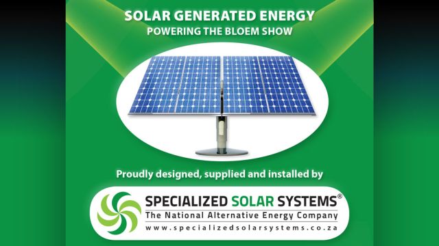 advert design for grid-tied-bloemshowgrounds-installation