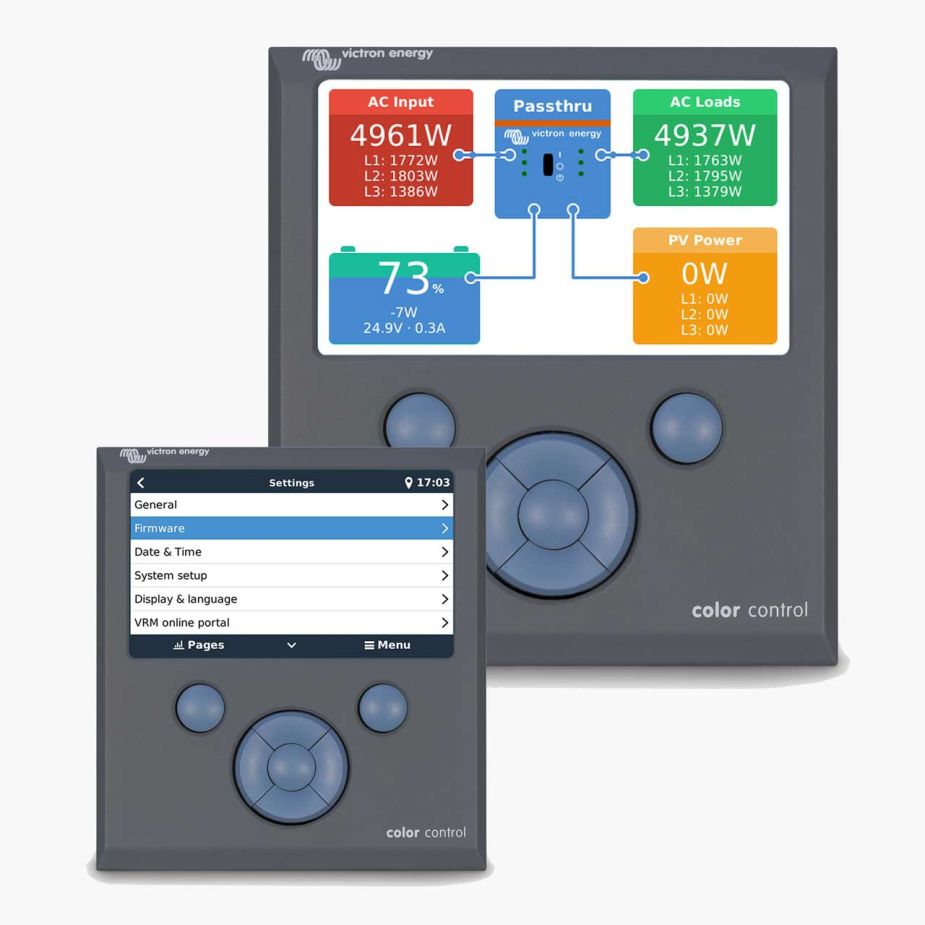 Victron Color-control-screen
