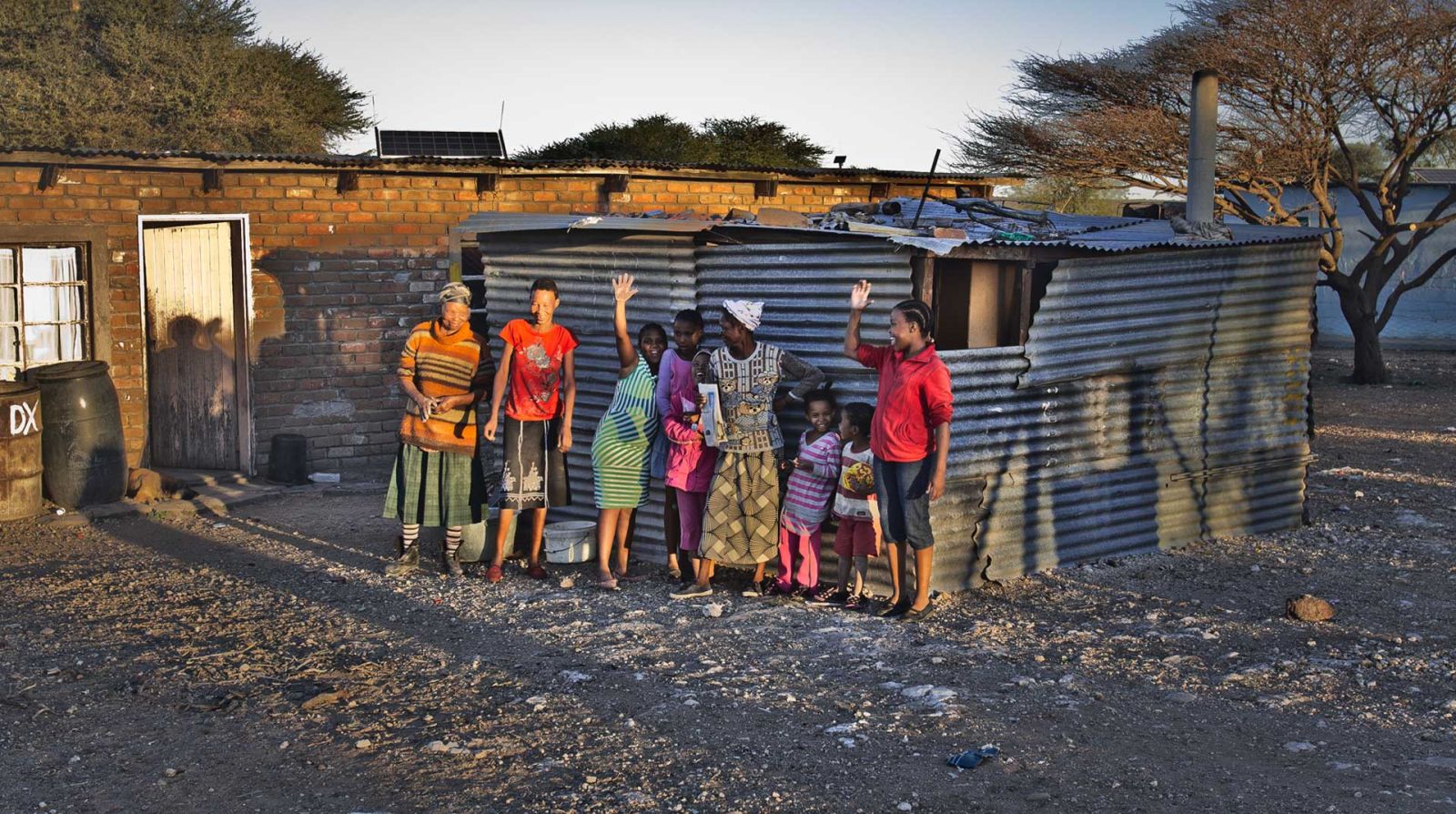 Solar installation in Kimberly supporting energy supply for the unelectrified in the Northern Cape