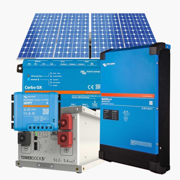 48V 5kVA 5.4kWh 3660Wp Home Solar System (Hybrid)