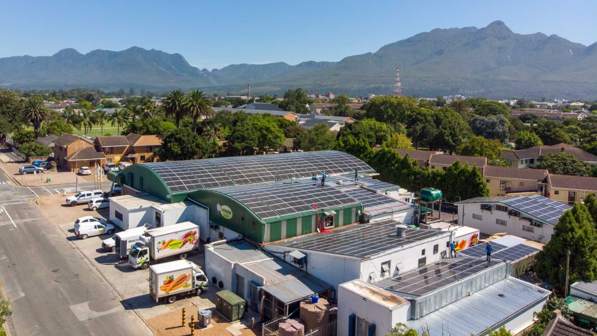 Watsons Baconaries solar energy installation