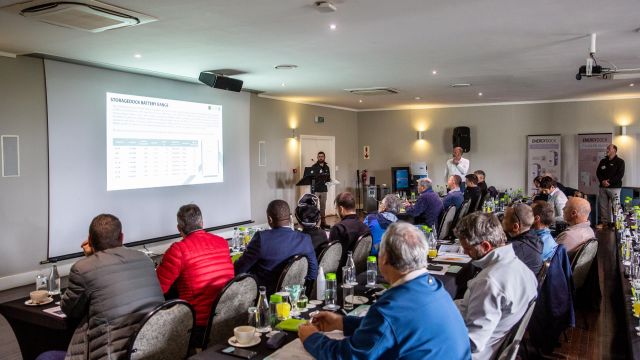 People at training at Fancourt with Specialized Solar Systems business distribution partners and associates of Specialized Solar Systems