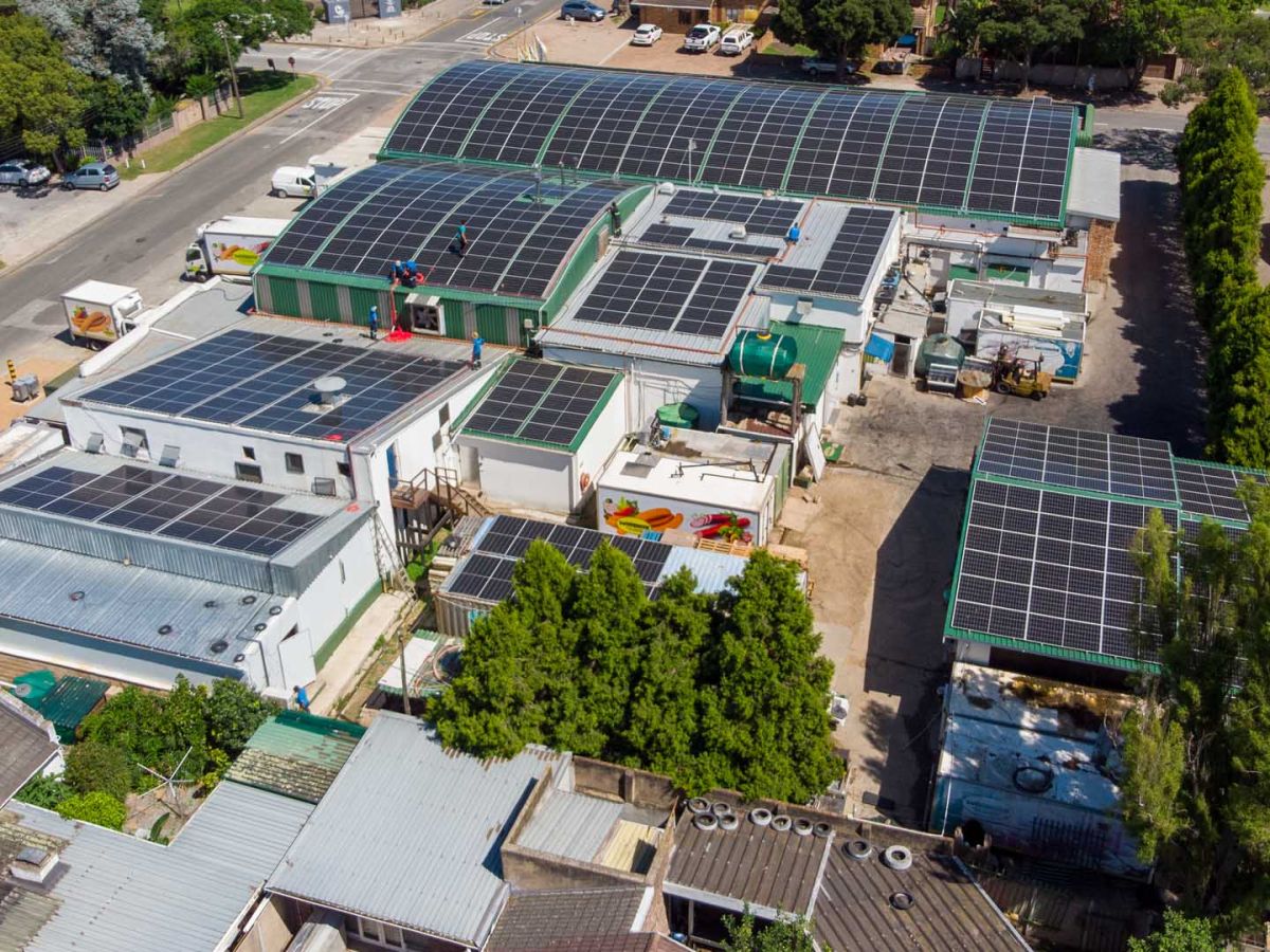 Watsons Baconaries solar energy installation
