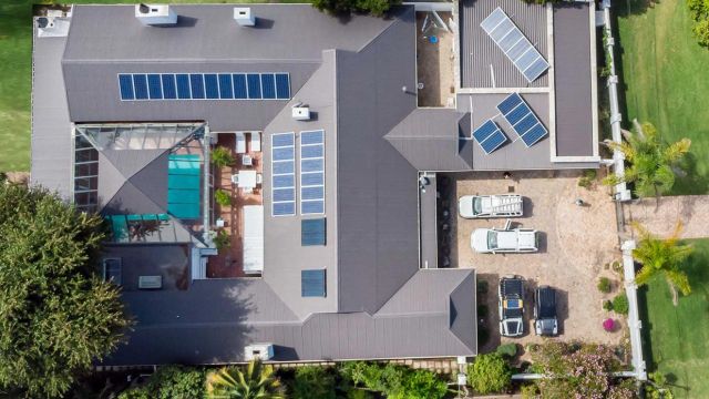 Commercial rooftop solar installation at Wilderness SPAR