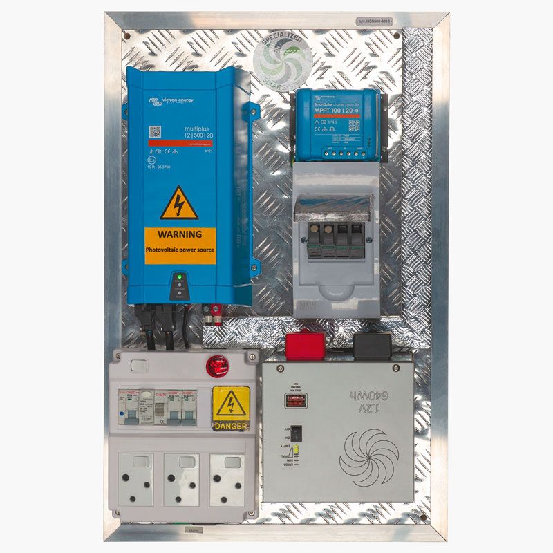 0.5kVA-0.64kWh Home Solar System