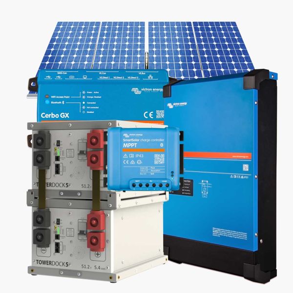 48V 8kVA 10.8kWh 4880Wp Home Solar System (Hybrid)