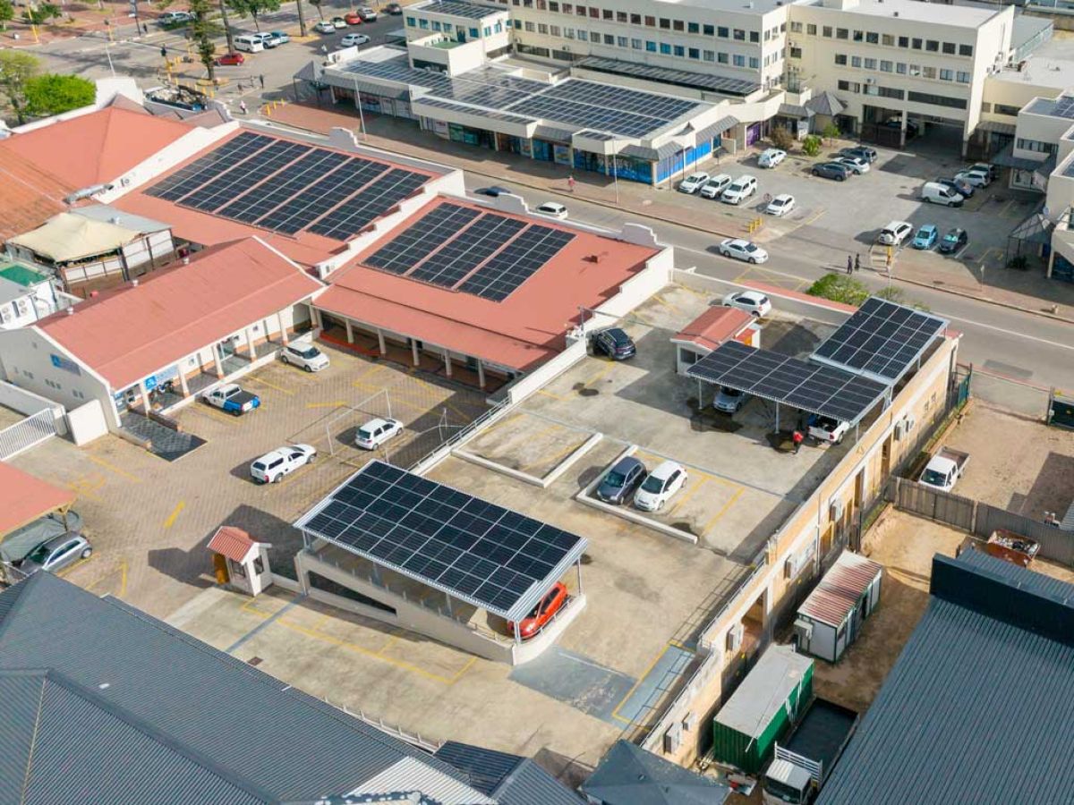 Prince Vintcent Medical Centre george - Carport Hybrid Solar System